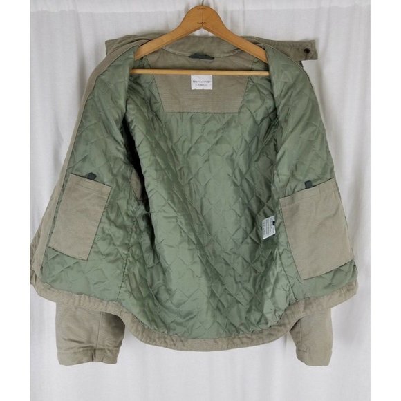 Marc O'Polo Campus Stockholm Patch Canvas Quilted Bomber Jacket Mens M Gote Huss - Picture 7 of 12